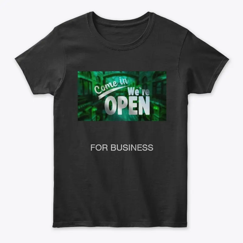 Open for business