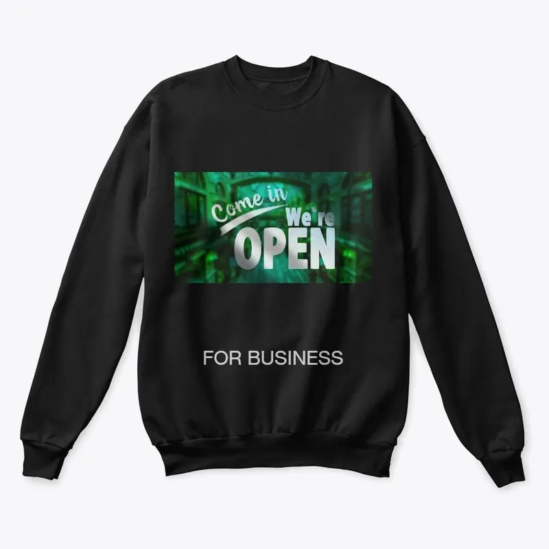 Open for business