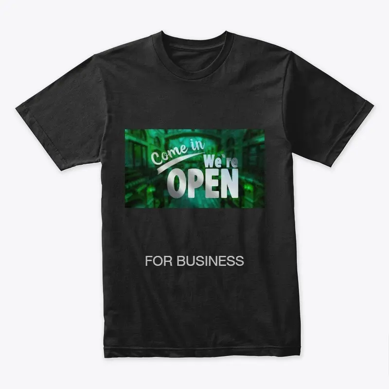 Open for business