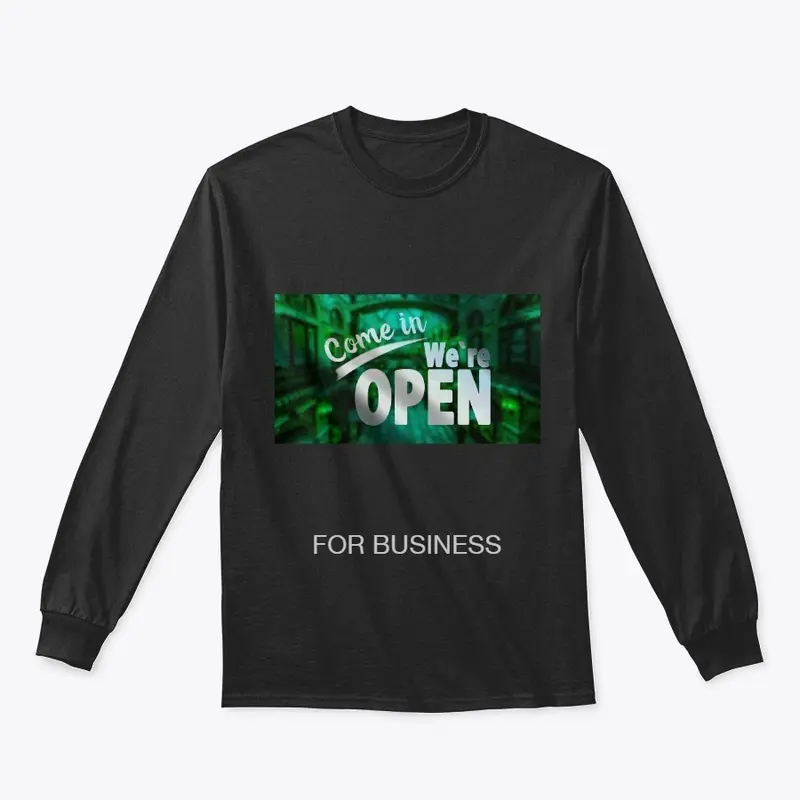 Open for business